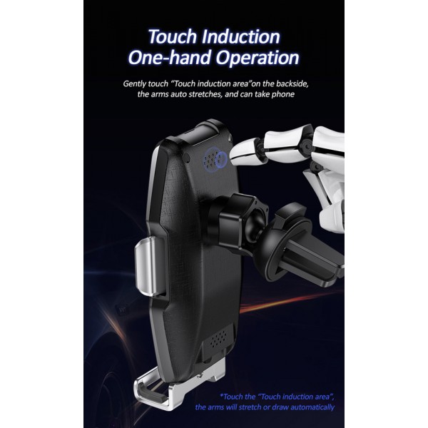 USAMS ασύρματος φορτιστής και βάση αυτοκινήτου US-CD134, 15W, πράσινος USAMS ασύρματος φορτιστής και βάση αυτοκινήτου US-CD134, 15W, πράσινος