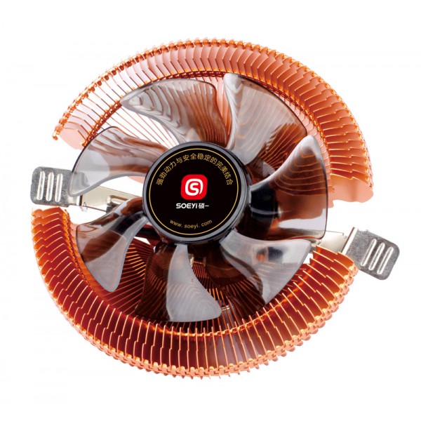 SOEYI Ψύκτρα για CPU CLA902, 1800RPM, 23.6dBA, 3-pin, 90mm fan, 65w