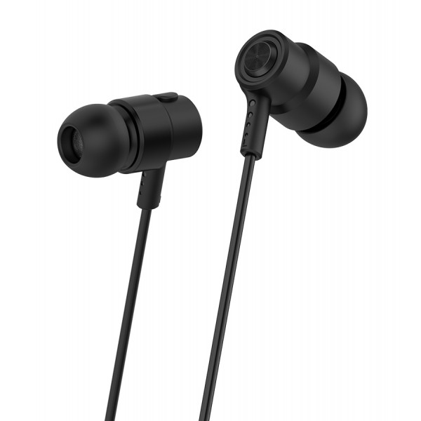 CELEBRAT Earphones CLB-V1-BK με μικρόφωνο, 10mm, 3.5mm, 1.2m, μαύρα CELEBRAT Earphones CLB-V1-BK με μικρόφωνο, 10mm, 3.5mm, 1.2m, μαύρα