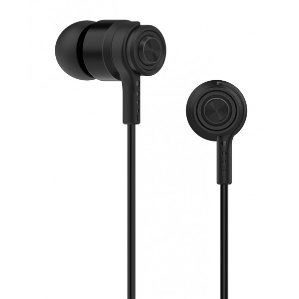 CELEBRAT Earphones CLB-V1-BK με μικρόφωνο, 10mm, 3.5mm, 1.2m, μαύρα CELEBRAT Earphones CLB-V1-BK με μικρόφωνο, 10mm, 3.5mm, 1.2m, μαύρα