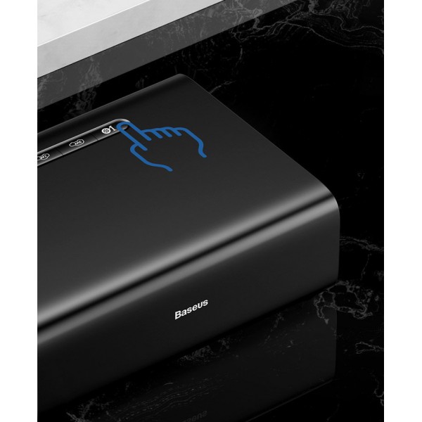 BASEUS mini συμπιεστής αέρος αυτοκινήτου CRCQB01-01, μαύρος BASEUS mini συμπιεστής αέρος αυτοκινήτου CRCQB01-01, μαύρος