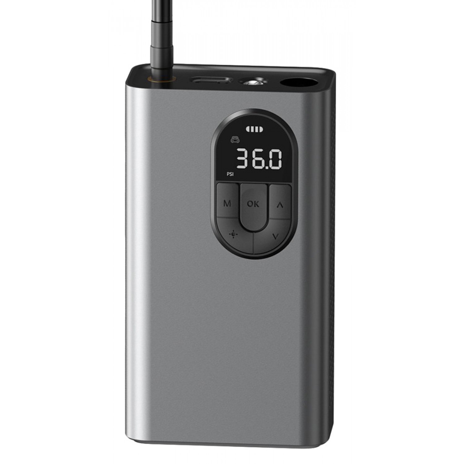 BASEUS mini συμπιεστής αέρος αυτοκινήτου CRCQB02-0A, ασημί