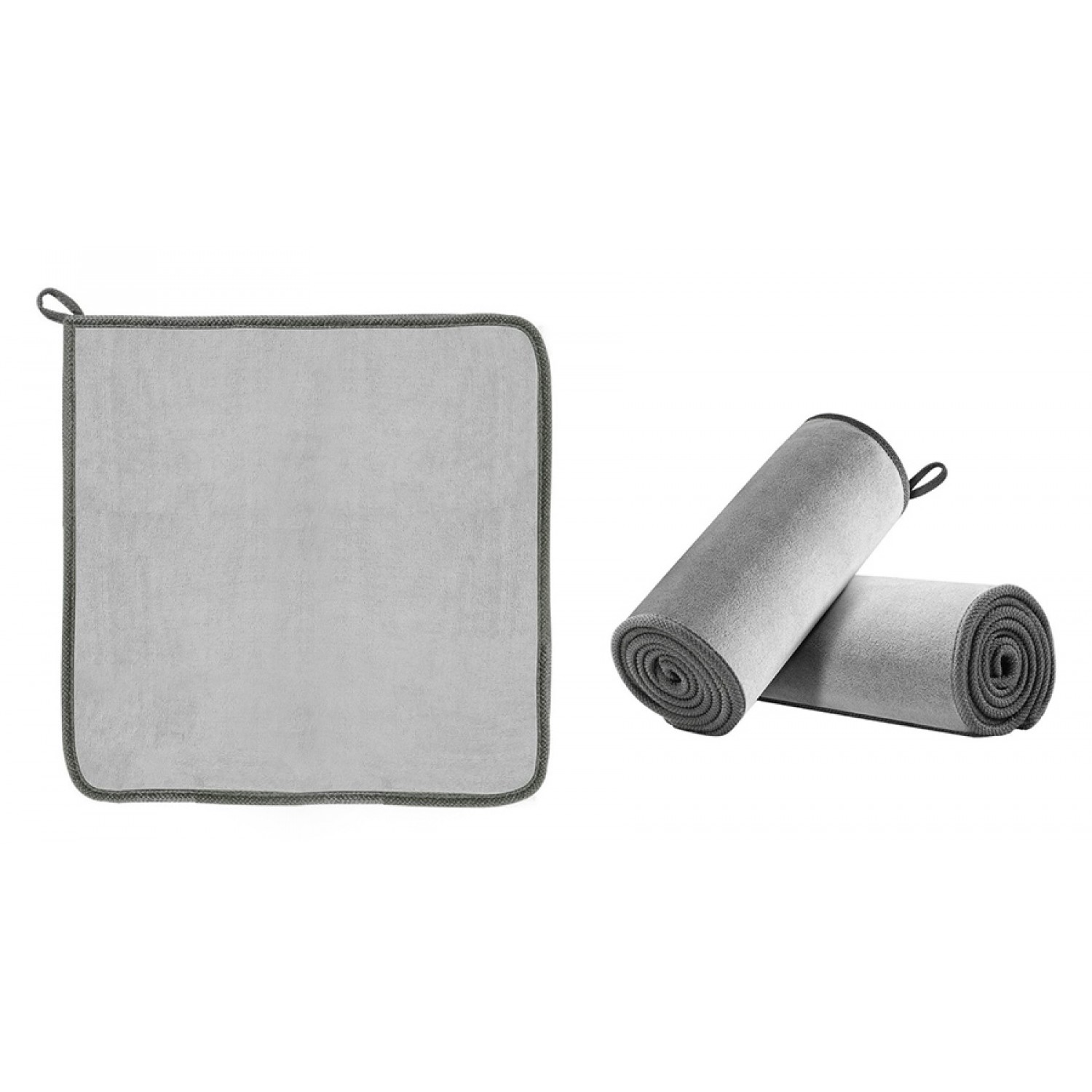 BASEUS Απορροφητική πετσέτα μικροϊνών CRXCMJ-OG, 40 x 40cm, γκρι, 2τμχ