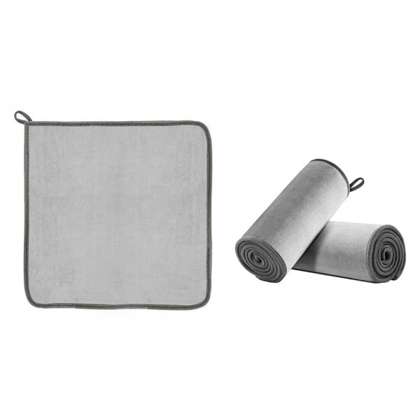 BASEUS Απορροφητική πετσέτα μικροϊνών CRXCMJ-OG, 40 x 40cm, γκρι, 2τμχ