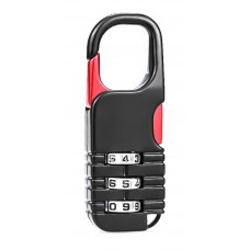 CTECH λουκέτο ασφαλείας συνδυασμού CTL-0014, με γάντζο, μεταλλικό, μαύρο