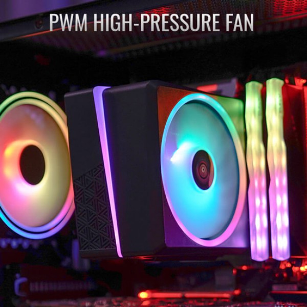 AEROCOOL ψύκτρα CYLON-4FARGB-PWM-4P, 1800rpm, 26dBA, 52.5CFM, RGB AEROCOOL ψύκτρα CYLON-4FARGB-PWM-4P, 1800rpm, 26dBA, 52.5CFM, RGB