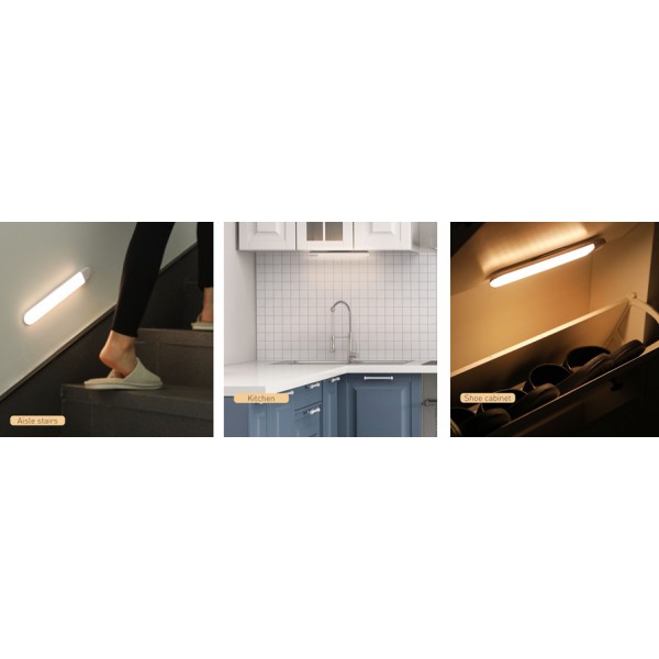 BASEUS LED φωτιστικό DGSUN-YA02, με αισθητήρες φωτός και σώματος, λευκό