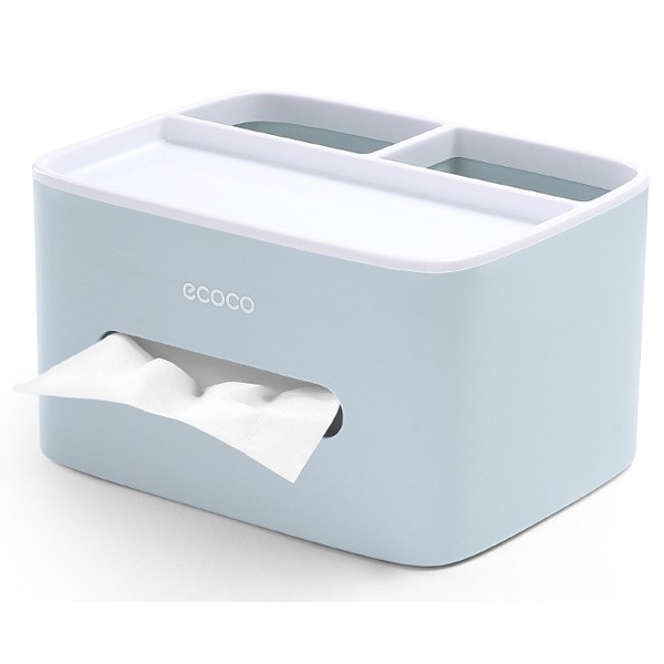 ECOCO βάση για χαρτομάντηλα και αντικείμενα E1602, 20.5x16x11.5cm, μπλε
