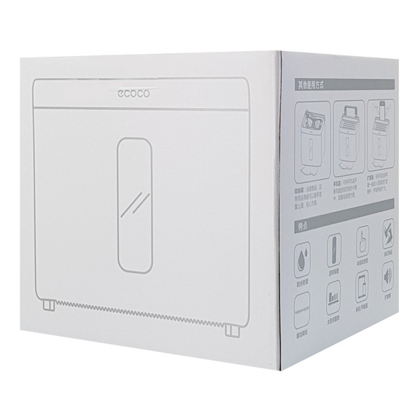 ECOCO βάση μπάνιου για χαρτί E1612, λευκή