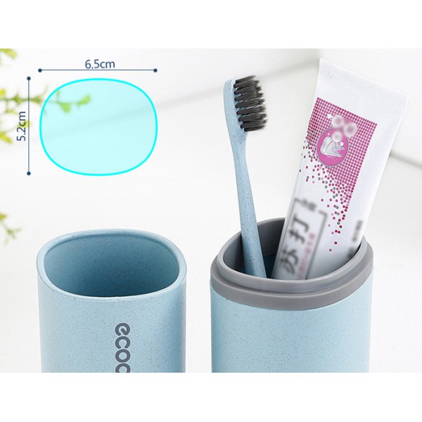 ECOCO Φορητή θήκη οδοντόβουρτσας E1713, μπλε