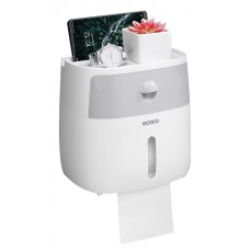 ECOCO βάση μπάνιου για χαρτί E1804, με συρτάρη, λευκή