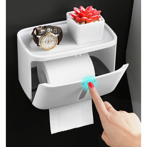 ECOCO βάση μπάνιου για χαρτί E1807, λευκή-γκρι ECOCO βάση μπάνιου για χαρτί E1807, λευκή-γκρι