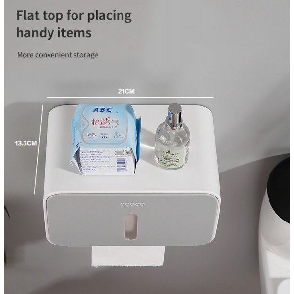 ECOCO βάση μπάνιου για χαρτί E1903, γκρι