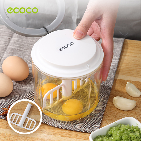 ECOCO Χειροκίνητος πολυκόφτης E1921, 1000ml, 5 λεπίδες, γκρι ECOCO Χειροκίνητος πολυκόφτης E1921, 1000ml, 5 λεπίδες, γκρι