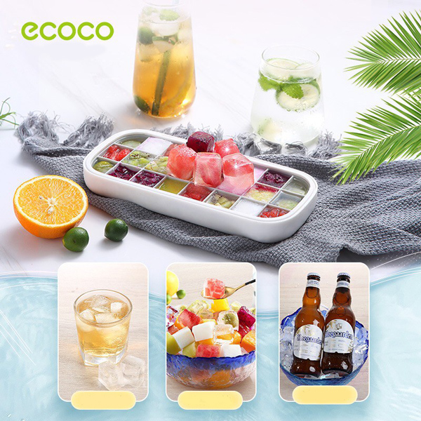 ECOCO παγοθήκη E2008, 24 θέσεων, με καπάκι, μπλε ECOCO παγοθήκη E2008, 24 θέσεων, με καπάκι, μπλε