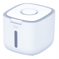 ECOCO δοχείο αποθήκευσης ρυζιού E2029, 5kg, λευκό-γκρι