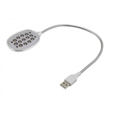 ESPERANZA USB LED φακός EA120 για laptop, 13 LED, ασημί