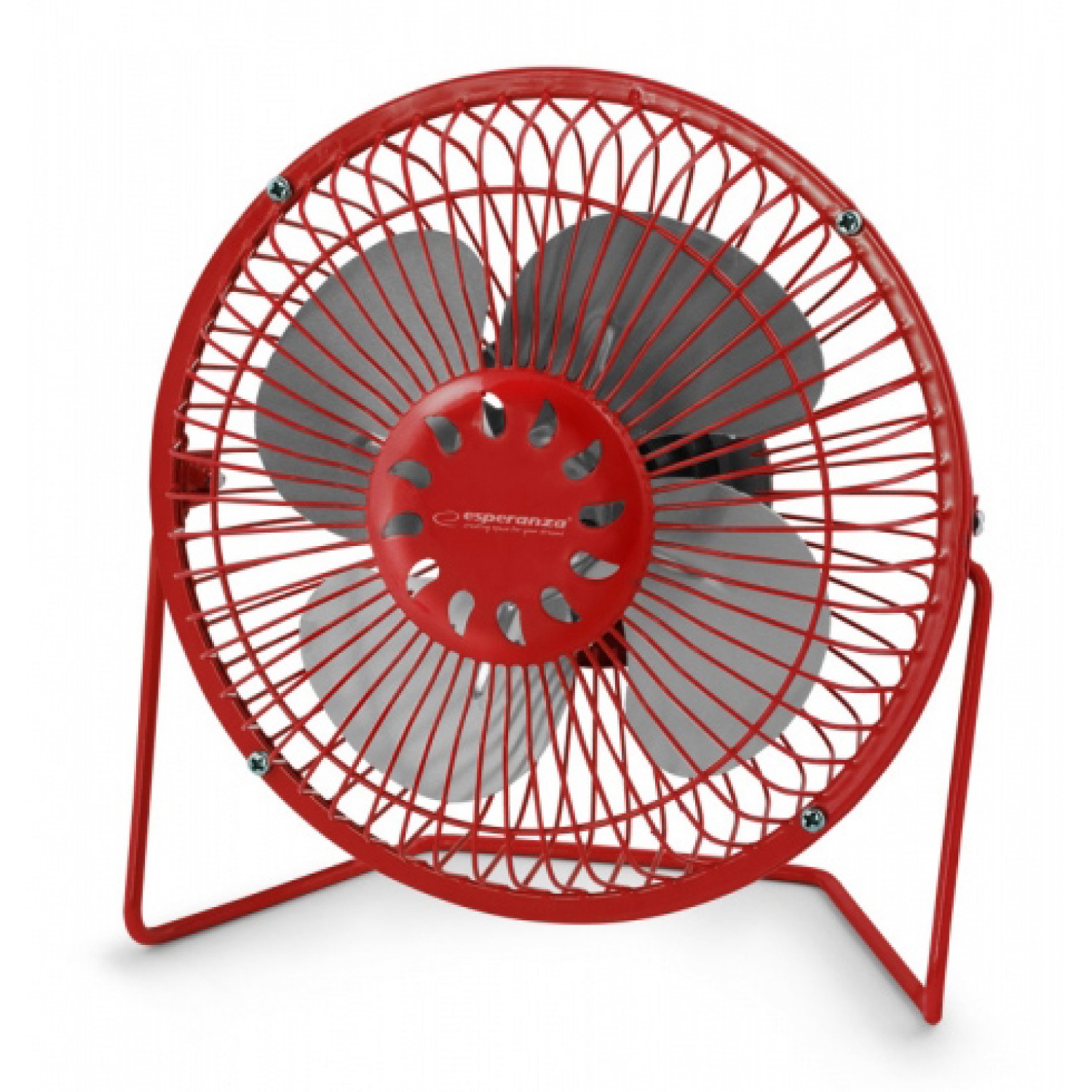 ESPERANZA Επιτραπέζιος ανεμιστήρας USB Yugo EA149R, 6", κόκκινο