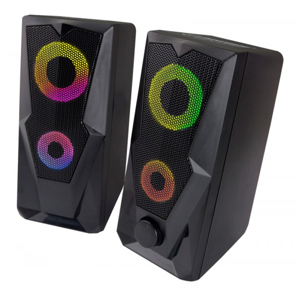 ESPERANZA ηχεία stereo Baila 2.0 EGS103, 2x3W, 3.5mm, μαύρα ESPERANZA ηχεία stereo Baila 2.0 EGS103, 2x3W, 3.5mm, μαύρα