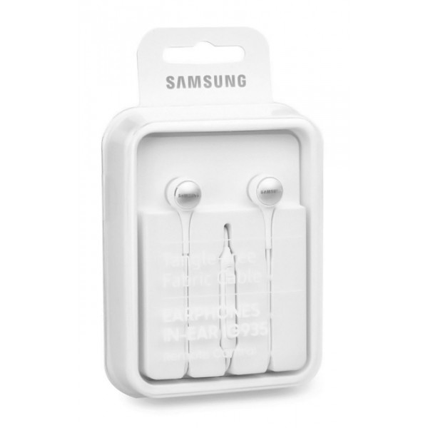 SAMSUNG Earphones in ear EO-IG935-WH, με μικρόφωνο, 3.5mm, 1.2m, λευκά SAMSUNG Earphones in ear EO-IG935-WH, με μικρόφωνο, 3.5mm, 1.2m, λευκά