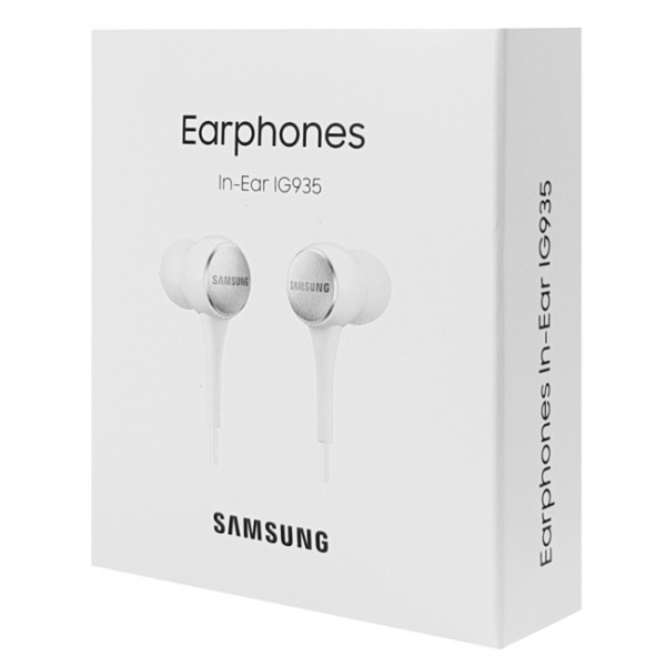 SAMSUNG Earphones in ear EO-IG935BWEGWW, 3.5mm, 1.2m, λευκά