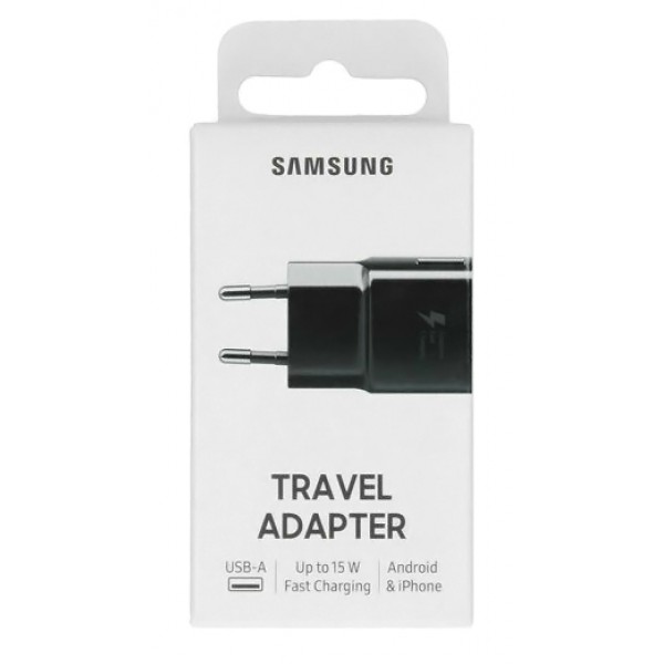 SAMSUNG φορτιστής τοίχου EP-TA20EBENGEU, 15W 2A, μαύρος SAMSUNG φορτιστής τοίχου EP-TA20EBENGEU, 15W 2A, μαύρος