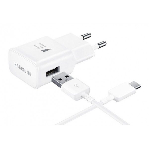 SAMSUNG Φορτιστής EP-TA20EBECGWW, USB Type-C, 15W 2A, retail, λευκό SAMSUNG Φορτιστής EP-TA20EBECGWW, USB Type-C, 15W 2A, retail, λευκό