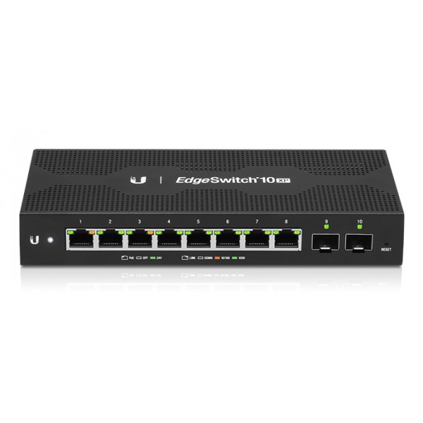 UBIQUITI Gigabit PoE switch ES-10XP, 8x 10/100/1000Mbps UBIQUITI Gigabit PoE switch ES-10XP, 8x 10/100/1000Mbps