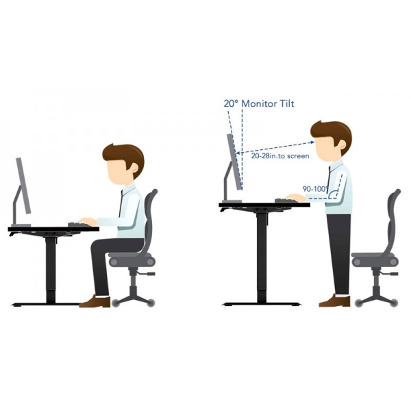 FLEXISPOT ηλεκτρική βάση γραφείου ET114-N, ρυθμιζόμενη, με controller FLEXISPOT ηλεκτρική βάση γραφείου ET114-N, ρυθμιζόμενη, με controller