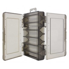 Κασετίνα ψαρέματος δίπλευρη FISH-0024, 14 x 10.5 x 3cm, μαύρη