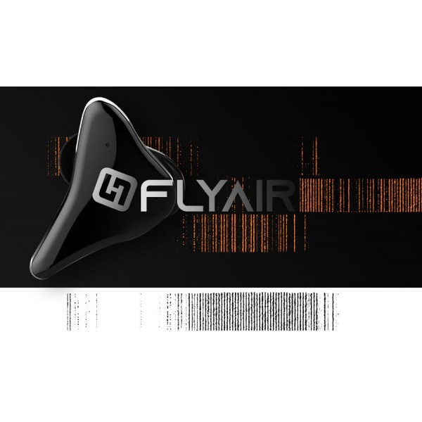 HIFUTURE earphones FlyAir, true wireless, με θήκη φόρτισης, μαύρα