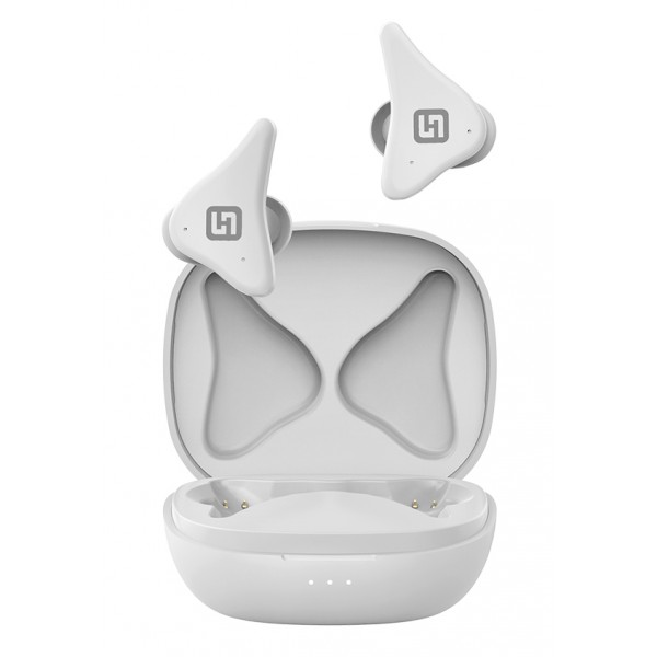 HIFUTURE earphones FlyAir, true wireless, με θήκη φόρτισης, λευκά