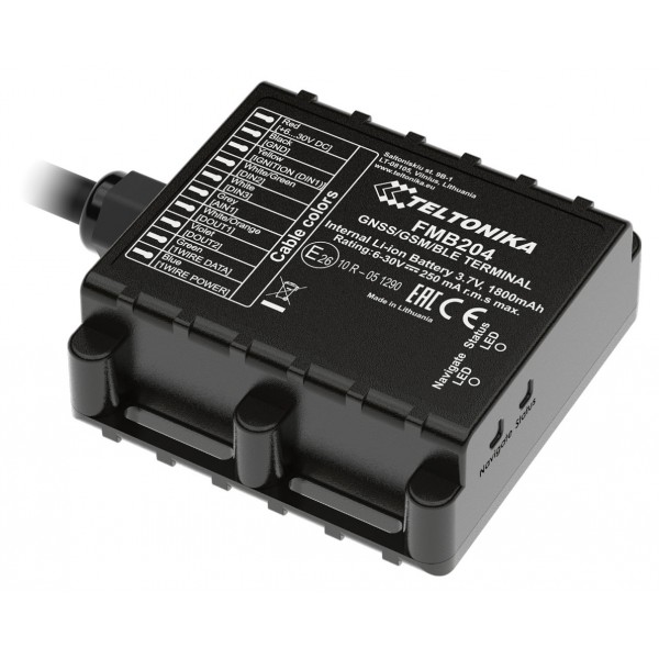 TELTONIKA GPS Tracker αυτοκινήτου FMB204, GSM/GPRS/GNSS, Bluetooth, IP67 TELTONIKA GPS Tracker αυτοκινήτου FMB204, GSM/GPRS/GNSS, Bluetooth, IP67