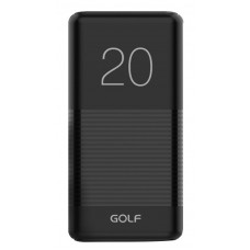 GOLF Power bank Candy G81 20000mAh, 2x output, 2.1A, μαύρο