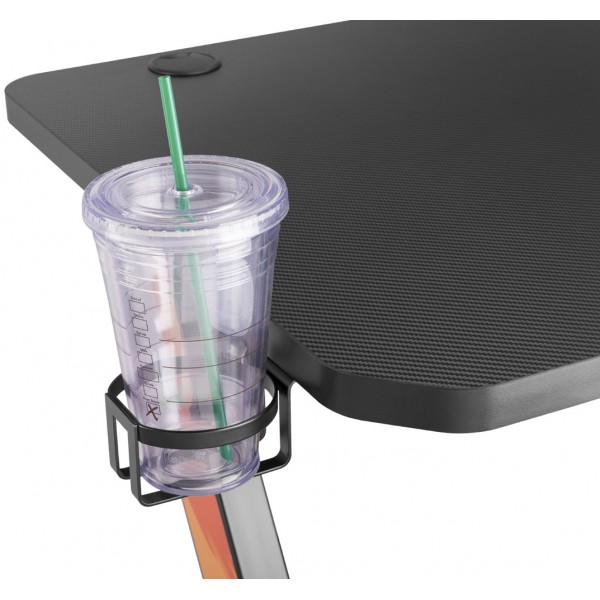 BRATECK gaming γραφείο GMD02-2, 1200x600mm, μαύρο