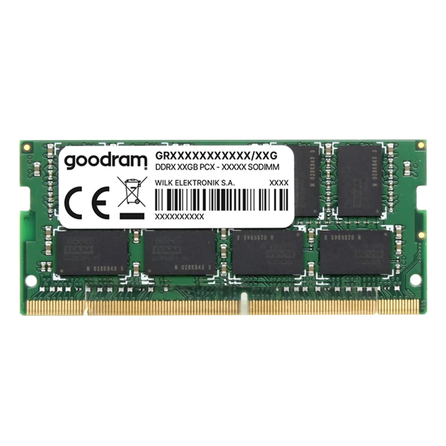 GOODRAM Μνήμη DDR4 SODIMM, 16GB, 2666MHz, PC4-21300, CL19