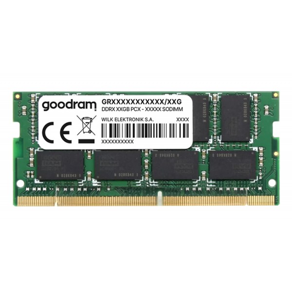 GOODRAM Μνήμη DDR4 SODIMM, 16GB, 2666MHz, PC4-21300, CL19