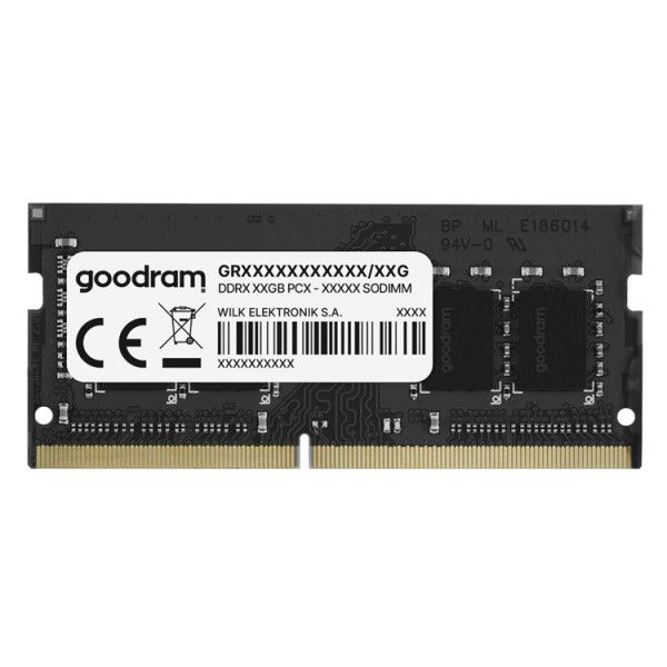 GOODRAM μνήμη DDR4 SODIMM GR2666S464L19S-16G, 16GB, 2666MHz, CL19