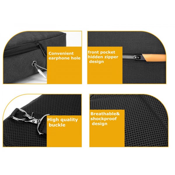 ARCTIC HUNTER Τσάντα Crossbody GXB00106-GY, αδιάβροχη, γκρι ARCTIC HUNTER Τσάντα Crossbody GXB00106-GY, αδιάβροχη, γκρι