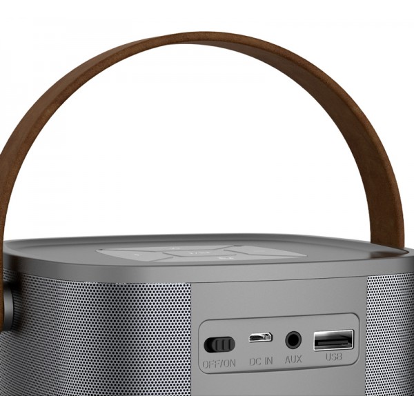 YISON φορητό ηχείο Hanker H5, 10W, Bluetooth 5.0, 4000mAh, γκρι YISON φορητό ηχείο Hanker H5, 10W, Bluetooth 5.0, 4000mAh, γκρι