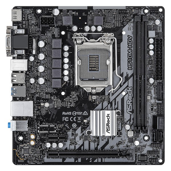 ASROCK μητρική H510M-HDV, 2x DDR4, s1200, USB 3.2, mATX ASROCK μητρική H510M-HDV, 2x DDR4, s1200, USB 3.2, mATX
