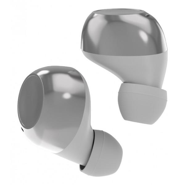 HIFUTURE earphones HeliX με θήκη φόρτισης, true wireless, λευκά