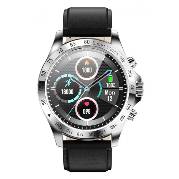HIFUTURE smartwatch HiGEAR, 1.3", IP68, heart rate monitor, μαύρο