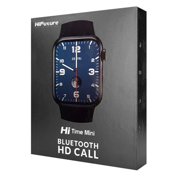 HIFUTURE smartwatch HITime Mini, 1.57", IP67, HR & Blood pressure, μαύρο