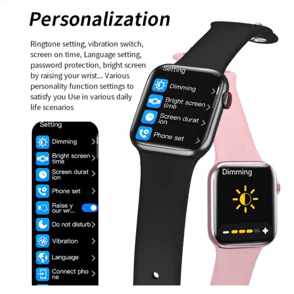 HIFUTURE smartwatch HITime SE, 1.72", IP67, HR & Blood pressure, ροζ