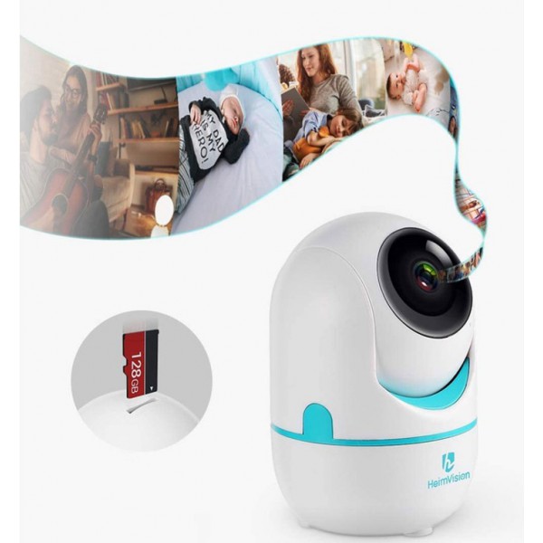 HEIMVISION IP Camera HM202A, WiFi, 3MP, 2-way audio, λευκή