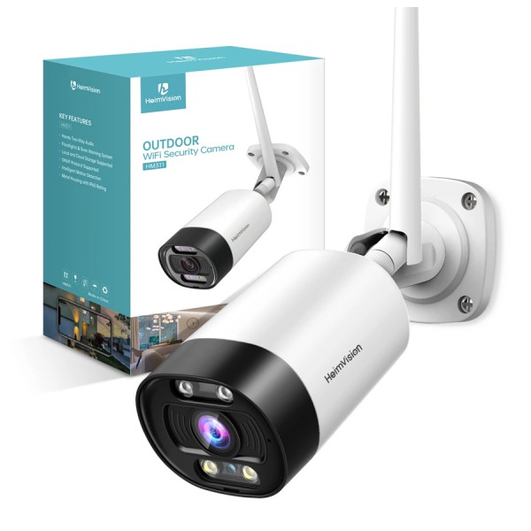 HEIMVISION IP Camera HM311, WiFi, 3MP, 2-way audio, IP65, λευκή HEIMVISION IP Camera HM311, WiFi, 3MP, 2-way audio, IP65, λευκή