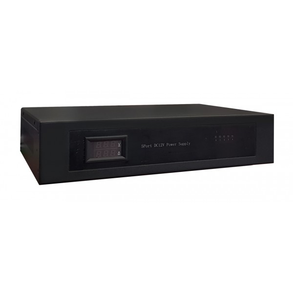 POWERTECH τροφοδοτικό HTD1205-10A, rackmount, 12v 10A, 5 καναλιών POWERTECH τροφοδοτικό HTD1205-10A, rackmount, 12v 10A, 5 καναλιών