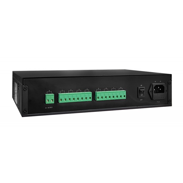 POWERTECH τροφοδοτικό HTD1209-10A, rackmount, 12v 10A, 9 καναλιών
