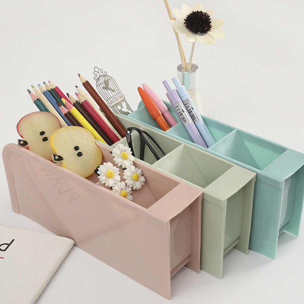 Μολυβοθήκη HUH-0007, 20.4 x 9.1 x 8cm, μπλε Μολυβοθήκη HUH-0007, 20.4 x 9.1 x 8cm, μπλε